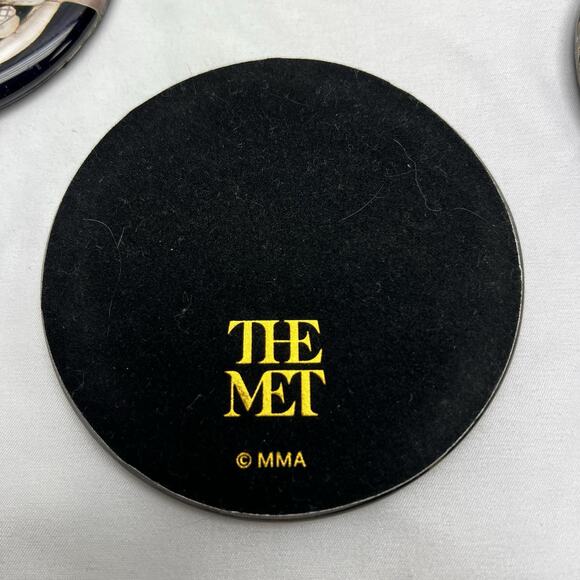 The Met Louis C. Tiffany Stained Glass Luminous Coasters Set of 4 - Picture 7 of 8